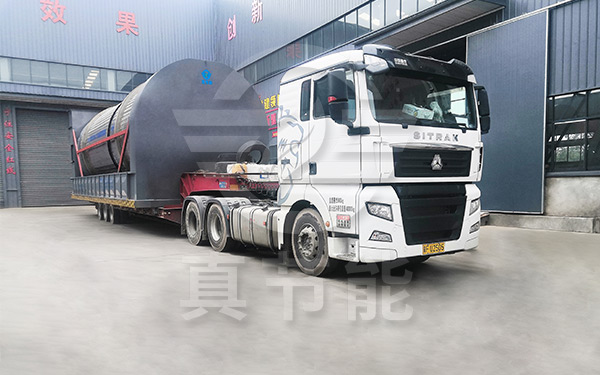浸出渣干燥設備運輸現場