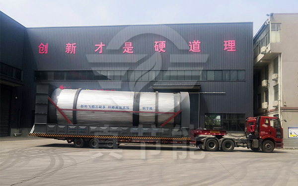 電鍍污泥干燥機運輸現(xiàn)場
