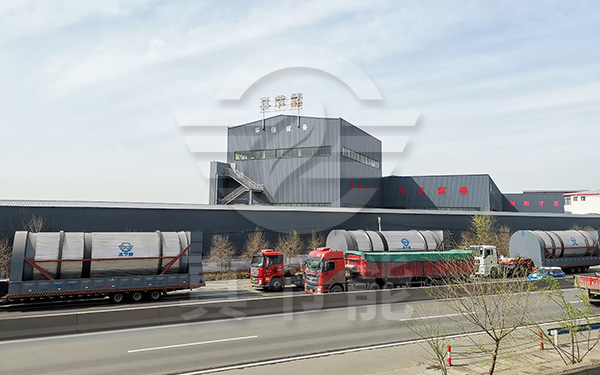 市政污泥干燥機運輸現場